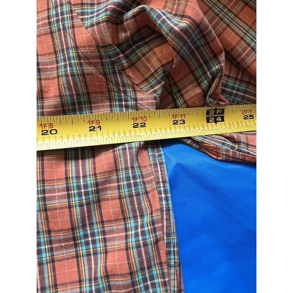 Billy Reid Plaid Men’s XL Cotton Button Up Long Sleeve Shirt Made In Italy‎ - Picture 7 of 11